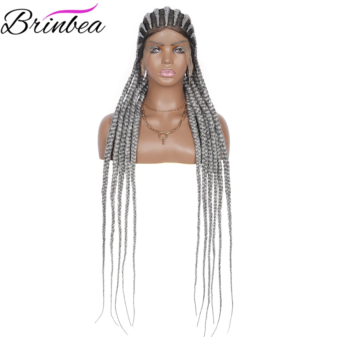  Brinbea 13x4 Lace Front Braided Wigs 30 Knotless Box